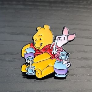 Disney's Winnie the Pooh and Piglet Inspired Enamel Pin